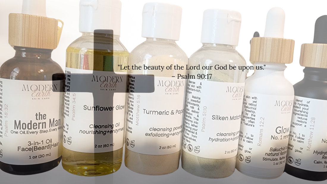 Christian skincare brand bible verses