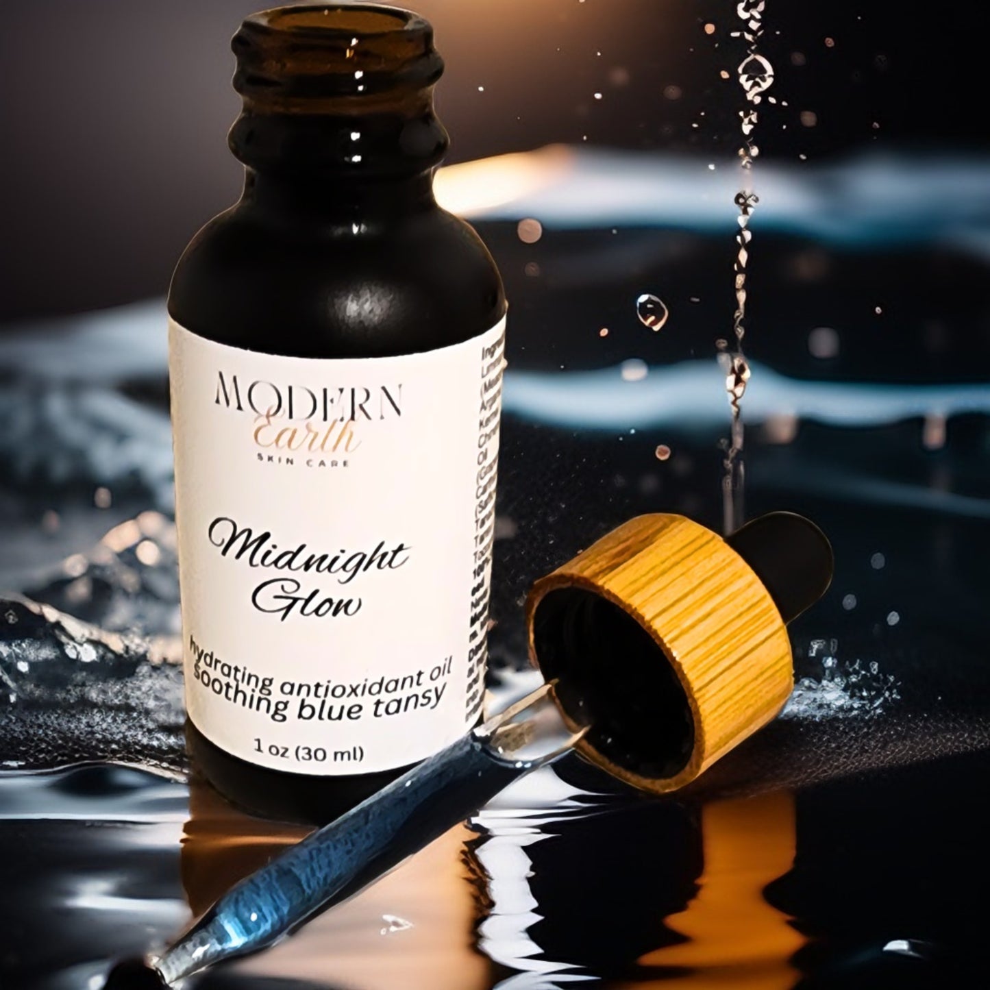 Midnight Glow Face Oil – Blue Tansy & Antioxidants for Calm, Radiant Skin