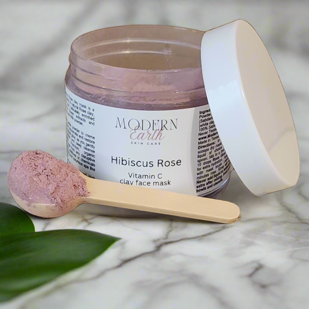 Hibiscus Rose Powder Mask – Naturally Rich in Vitamin C