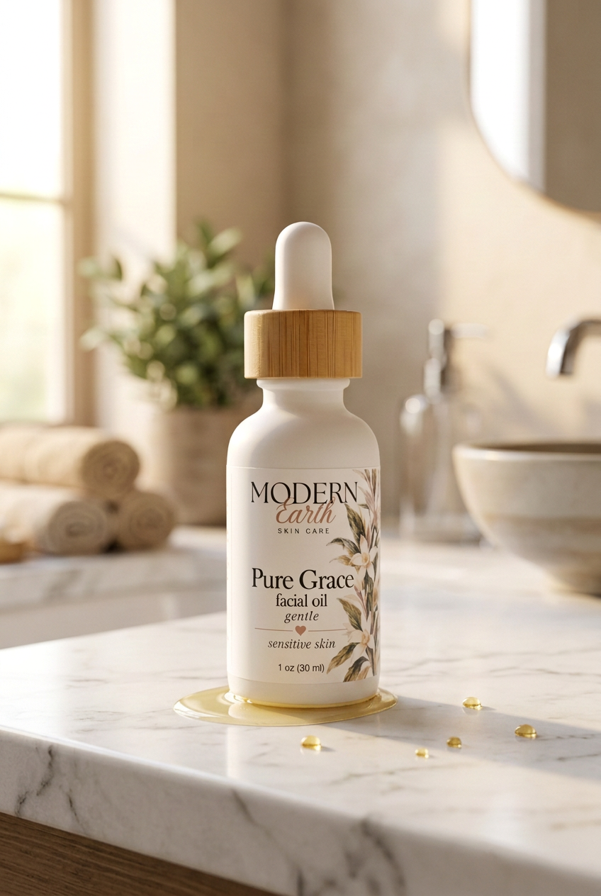 Sensitive Skin Daily Face Oil | Pure Grace Facial Oil