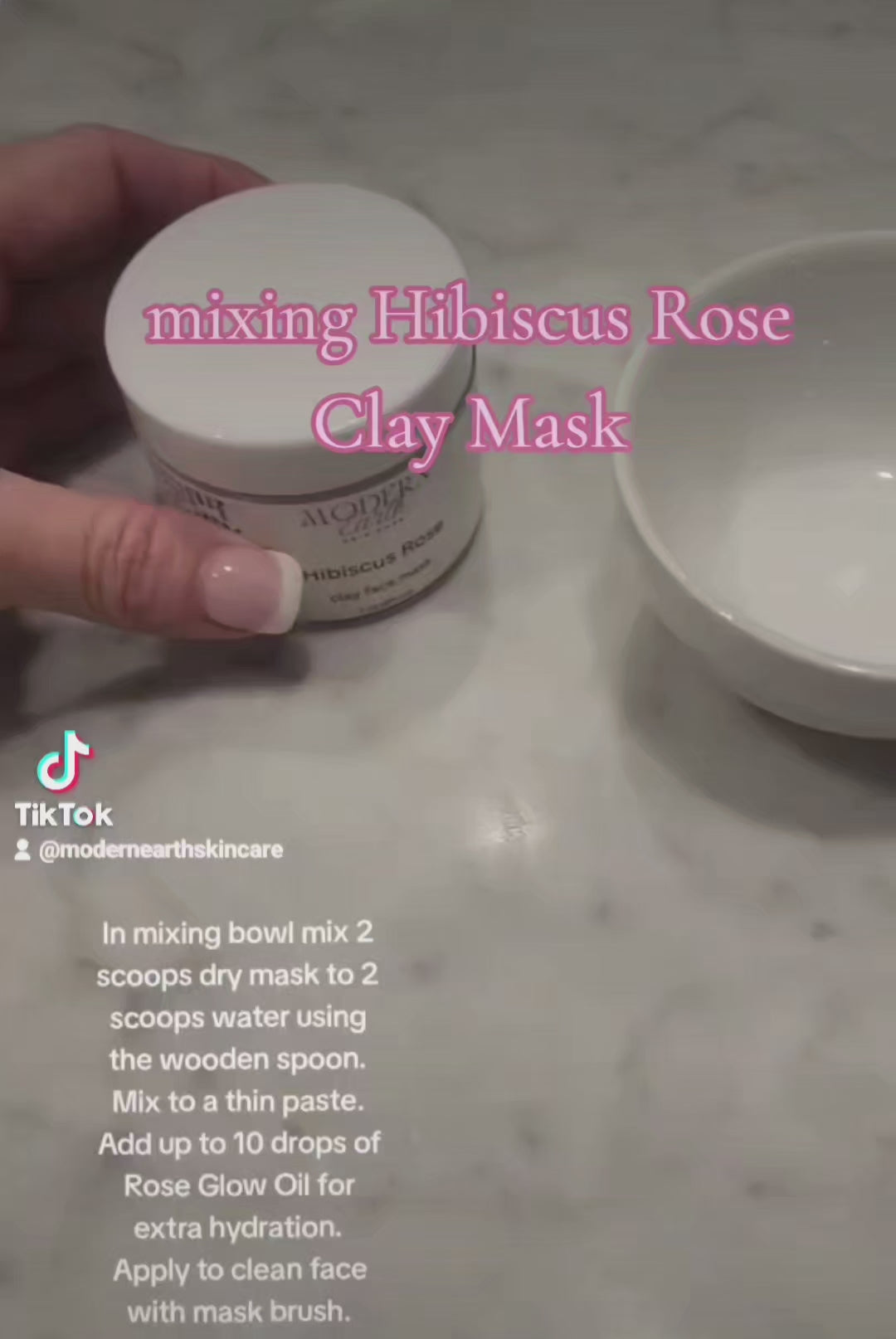 Hibiscus Rose Powder Mask – Naturally Rich in Vitamin C