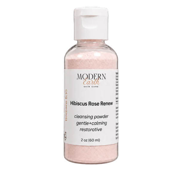 Botanical Enzyme Powder Cleanser | Hibiscus Rose Renew Cleanser |Balance & Restore