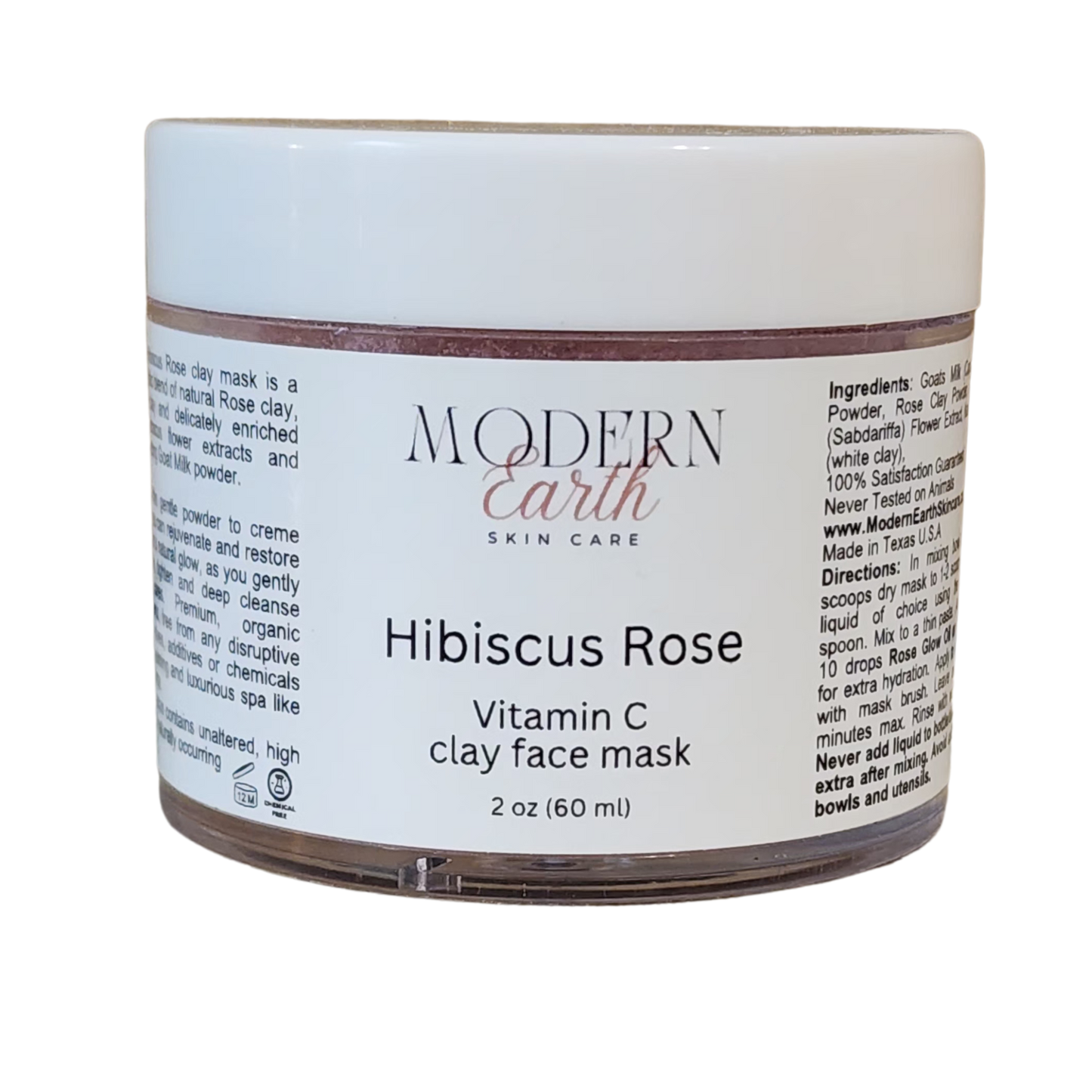 Hibiscus Rose Powder Mask – Naturally Rich in Vitamin C
