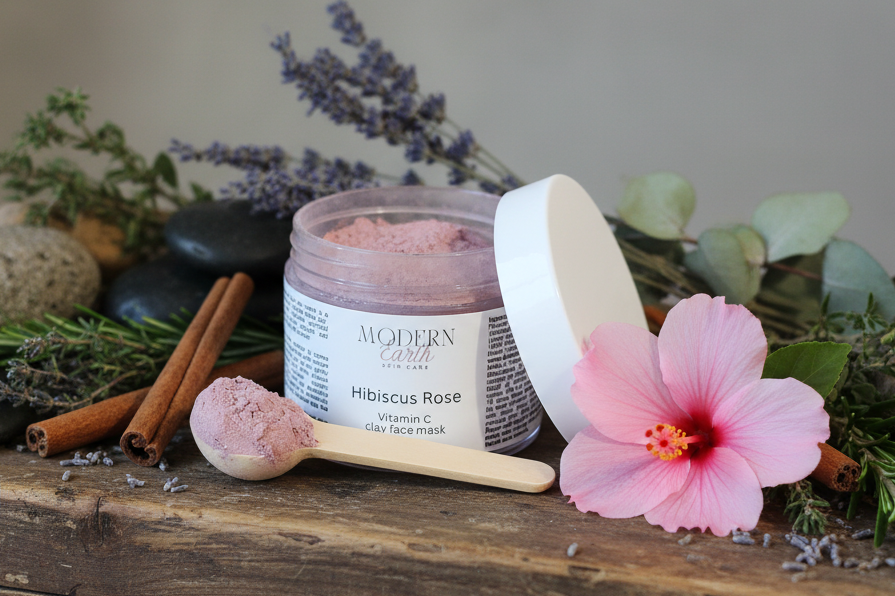 Hibiscus Rose Powder Mask – Naturally Rich in Vitamin C