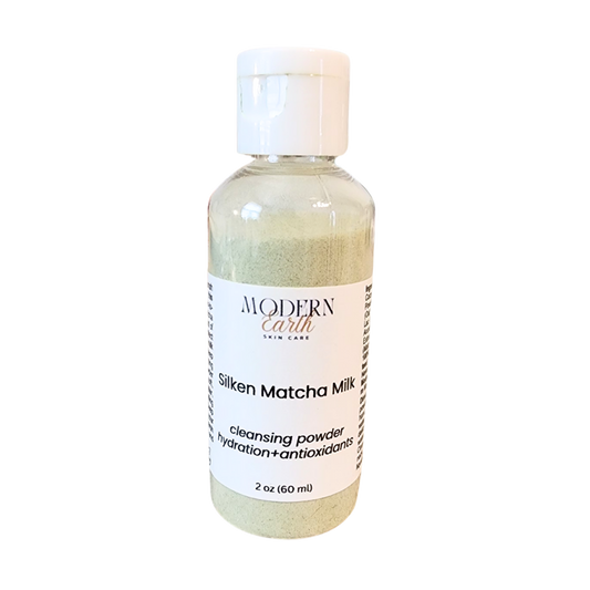 Silken Matcha Milk Powder-to-Foam Cleanser – Hydrate & Sooth