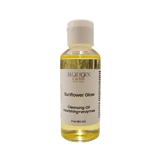 Sunflower Glow Enzyme Cleansing Oil – Gently Dissolves Makeup & Impurities