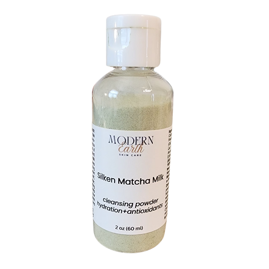 Silken Matcha Milk Powder-to-Foam Cleanser – hydrate & sooth
