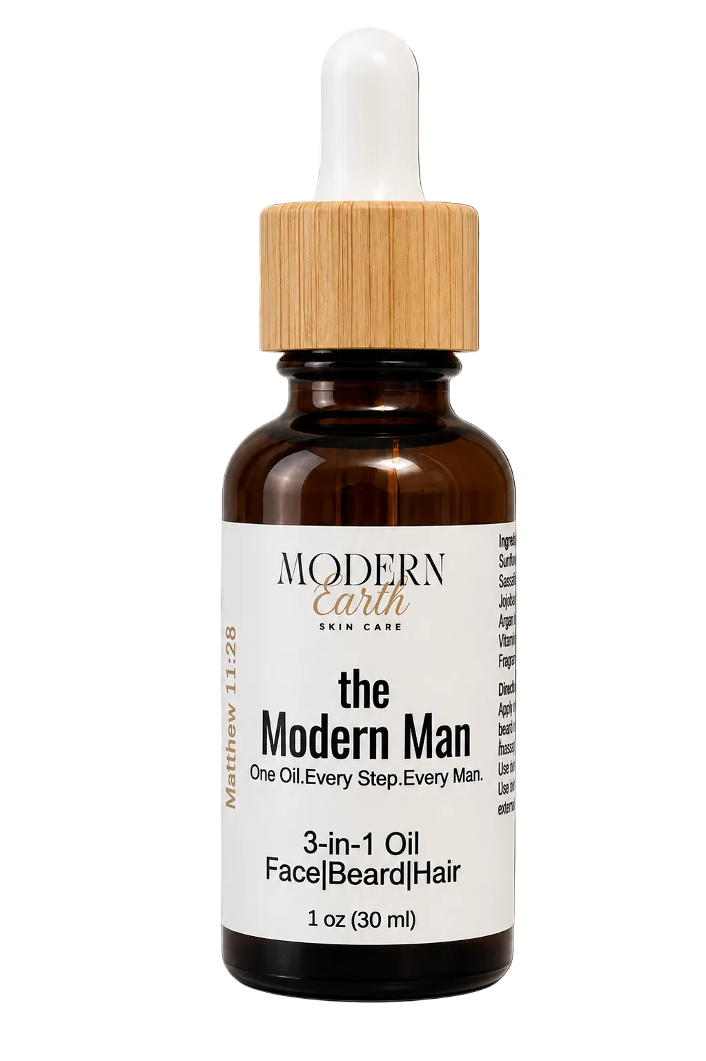 Men's Facial Oil – Hydrating Beard & Skin Care